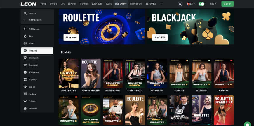 Leon Casino live